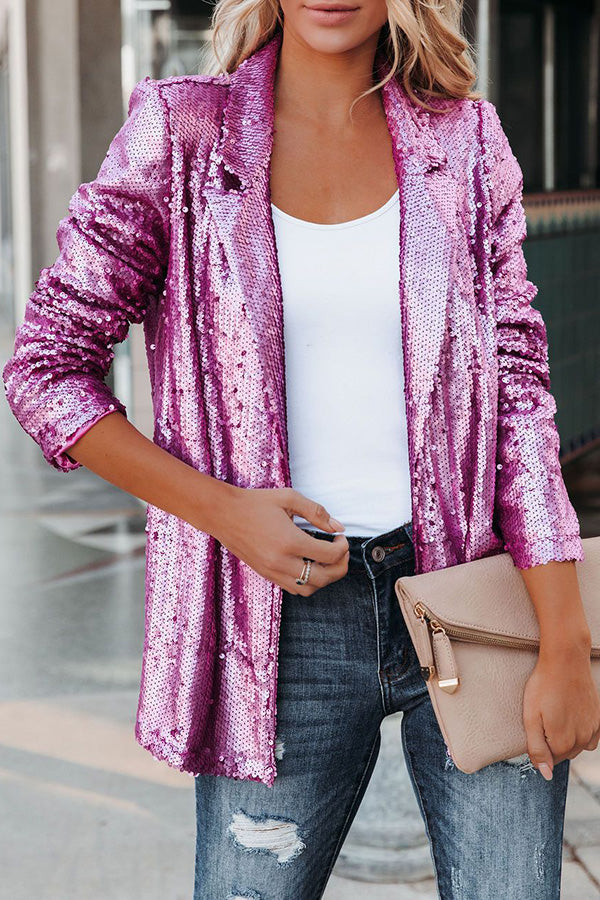 Sights Set on You Sequin Blazer-consonak