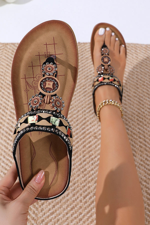 Bohemian Summer Fashion Beach Flat Slippers | Consonak
