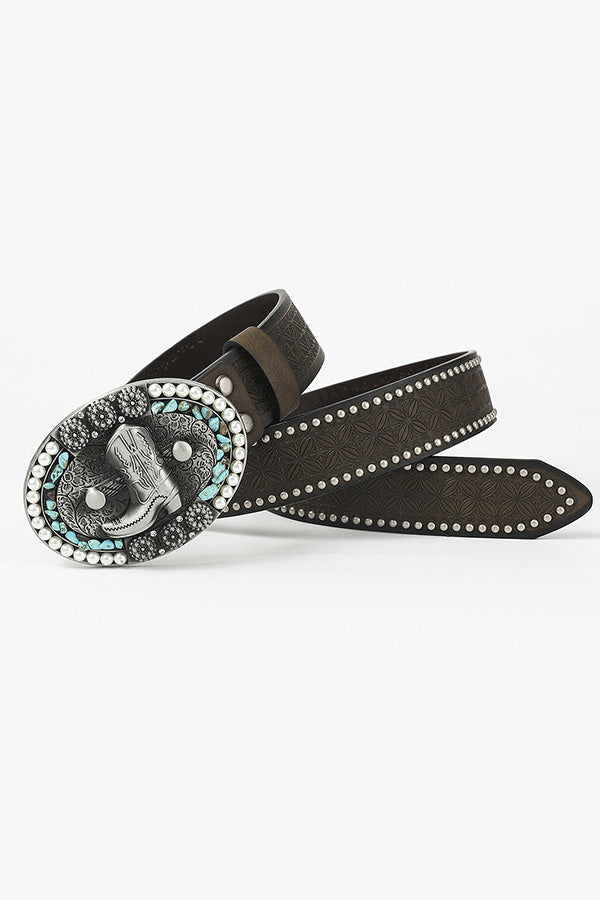 Retro Western Cowboy Style Waist Belt | Consonak