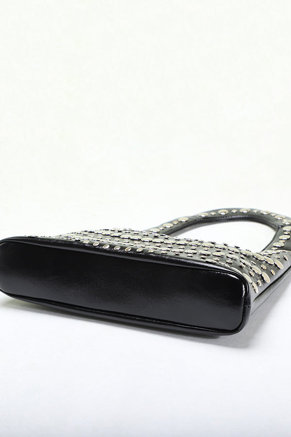 Punk Rivet Fashion Shoulder Bag-consonak