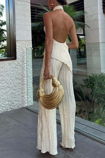 Faux Leather Knotted Detail Lace-up Shoulder Bag-consonak