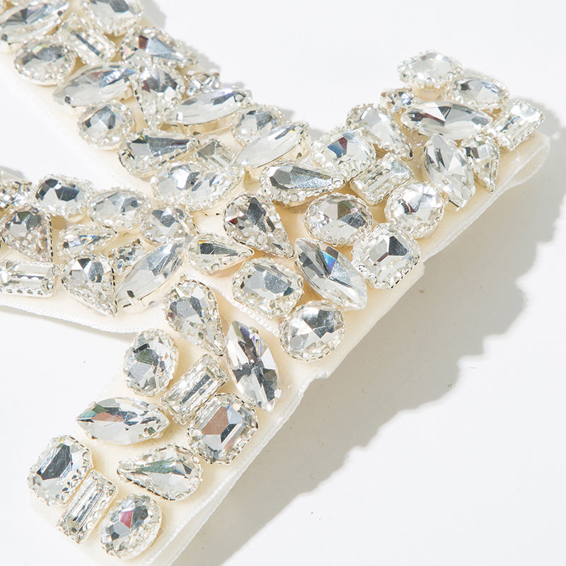 Luxurious Diamond-filled Velvet Bow Spring Clip Headdress-consonak