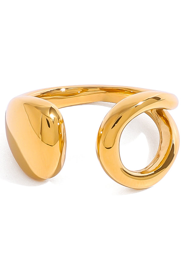 Fashionable and Simple Hollow Line Ring-consonak