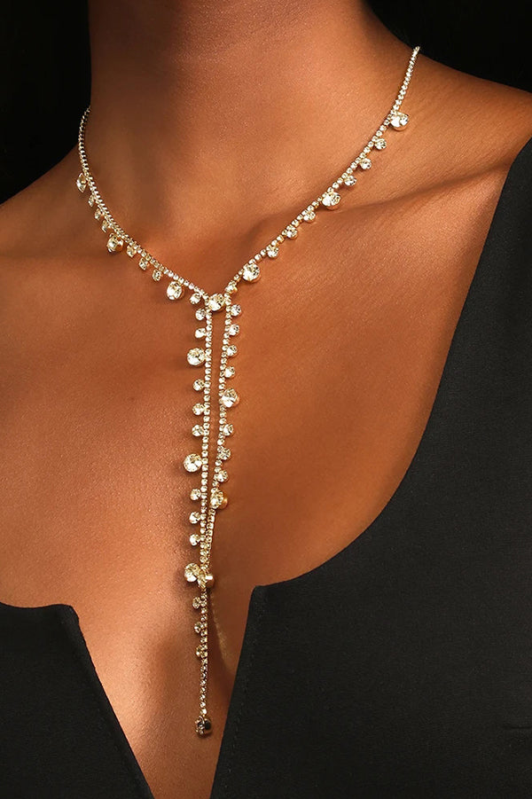 Sexy Irregular Full Diamond Necklace-consonak