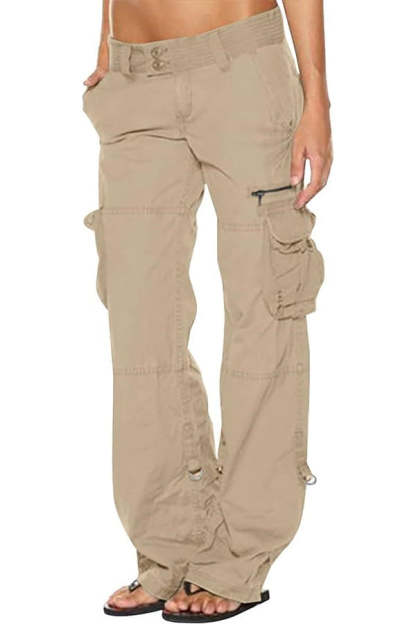 Women's Tactical Active Loose Multi-Pockets Cargo Pants-consonak