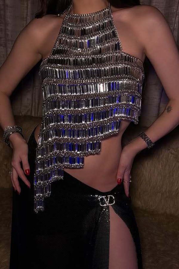 Dazzling Diamond Chain Alloy Body Chain-consonak