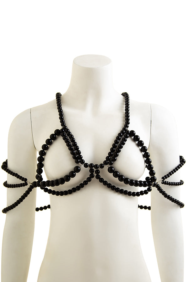 Sexy Holiday Style Faux Pearl Body Necklace | Consonak