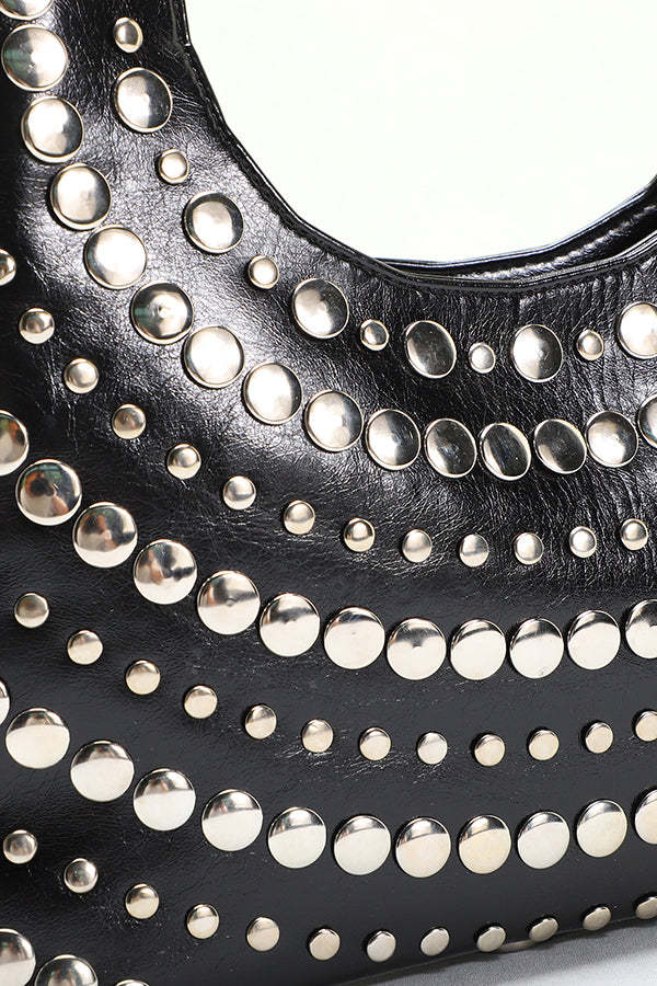 Punk Rivet Fashion Shoulder Bag-consonak