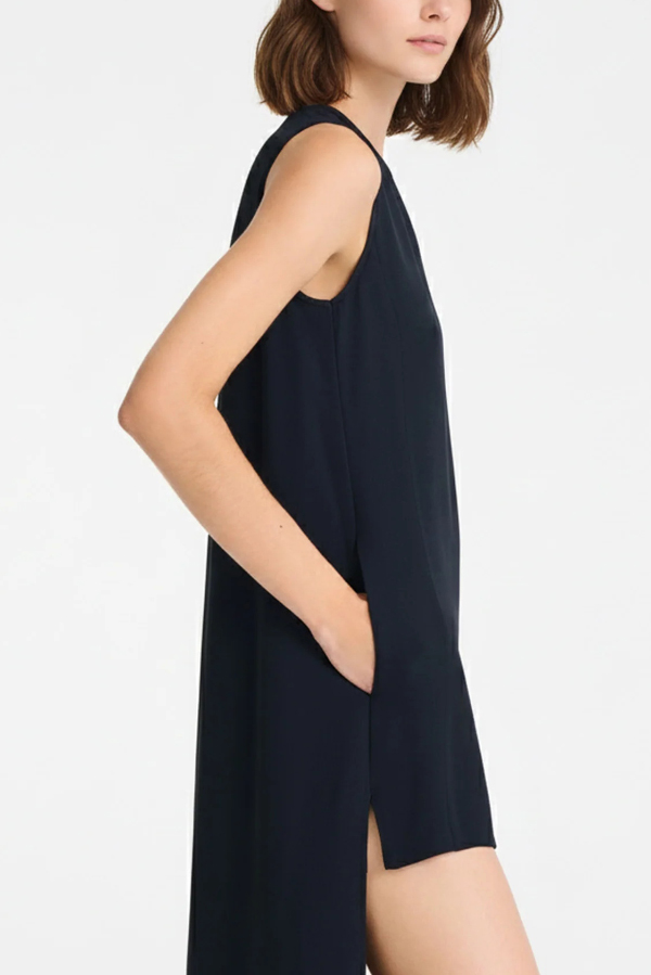 Solid Color Sleeveless Round Neck Casual Rompers-consonak