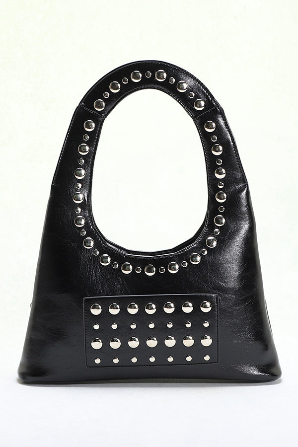 Punk Rivet Fashion Shoulder Bag-consonak