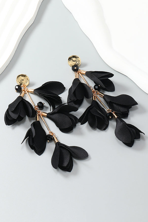 Bohemian Flower Tassel Earrings-consonak