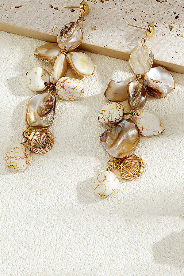 Resort Style Summer Starfish Shell Pearl Jewelry-consonak