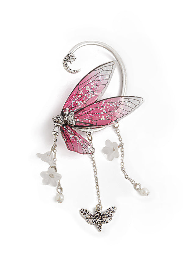 Forest Elf Tassel Butterfly Earrings | Consonak