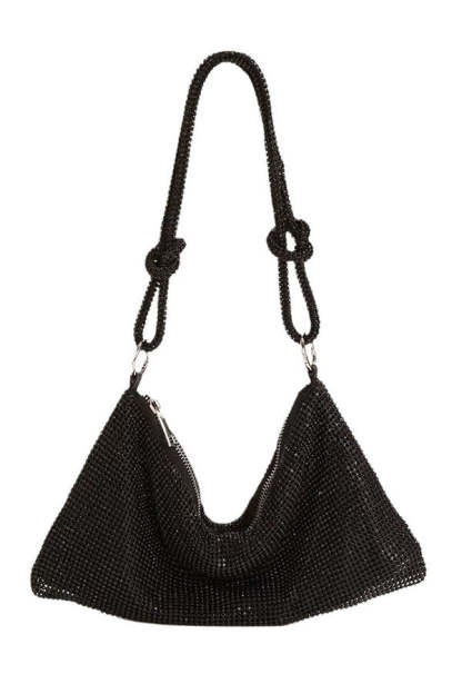 Rhinestone One-shoulder Armpit Bag-consonak