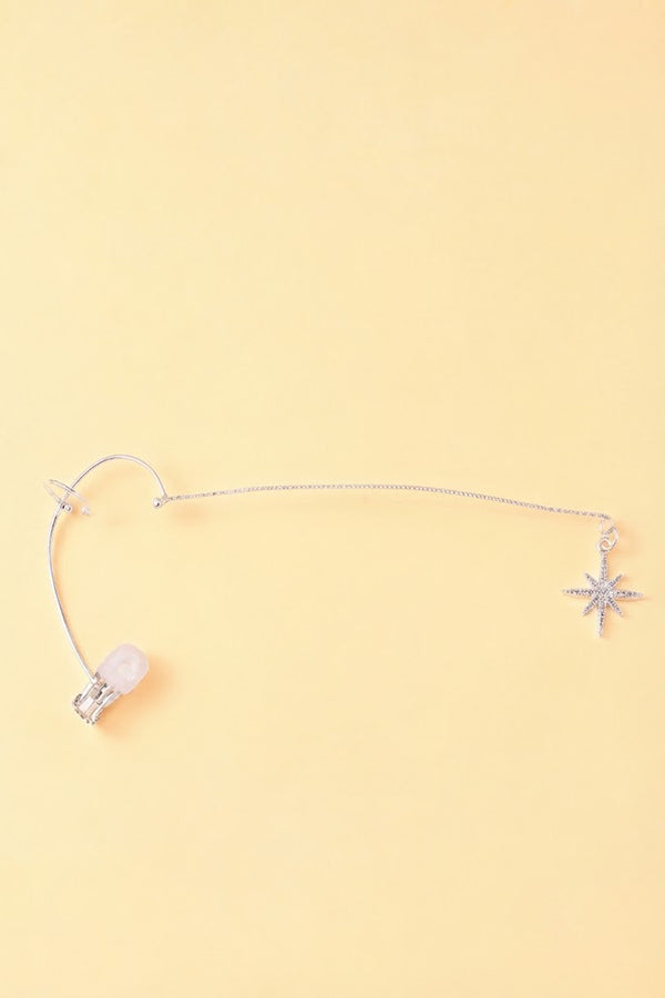 Minimalist Star-shaped Ear Cuff-Consonak