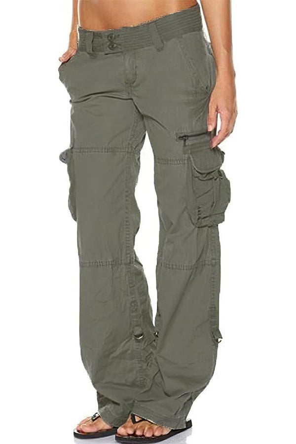 Women's Tactical Active Loose Multi-Pockets Cargo Pants-consonak