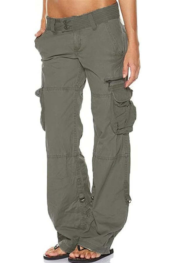 Women's Tactical Active Loose Multi-Pockets Cargo Pants-consonak