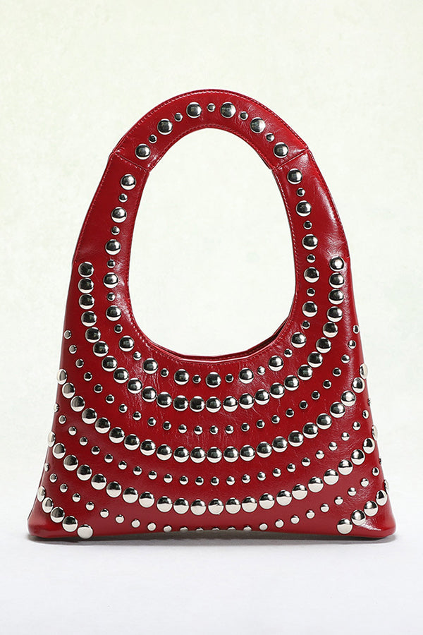 Punk Rivet Fashion Shoulder Bag-consonak