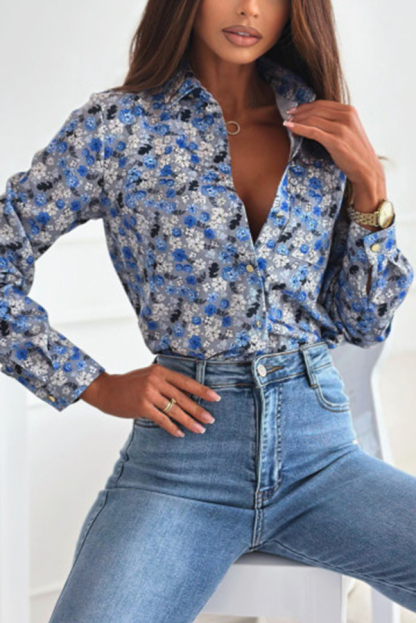 Fashion Printed Long Sleeve Casual Shirt-consonak