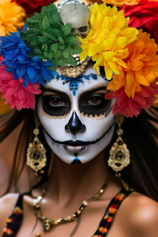 Halloween Flower Skull Headband | Consonak