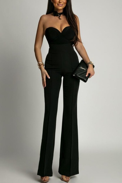 Body Feeling in Love Detachable Straps Sweetheart Neck Stretch Bodysuit / Romper-consonak