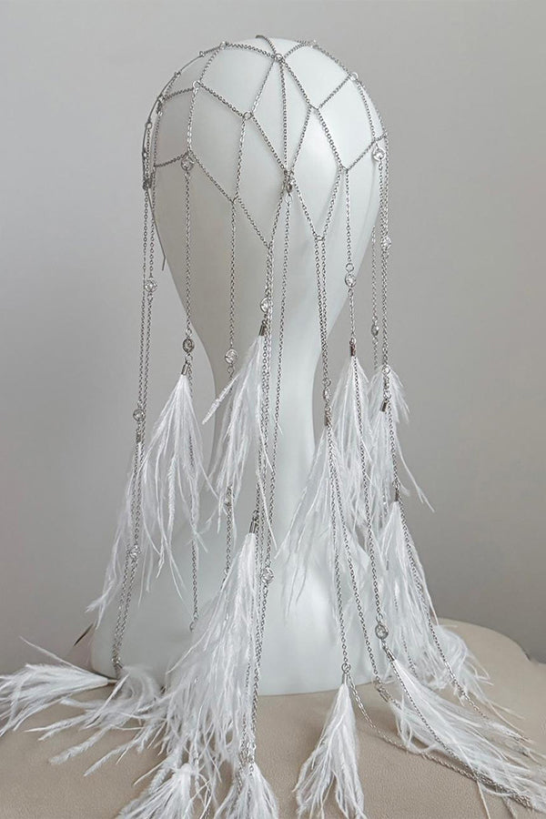 Bohemian Feather Tassel Headband-consonak