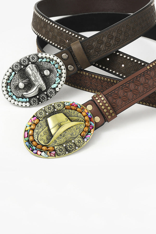 Retro Western Cowboy Style Waist Belt | Consonak