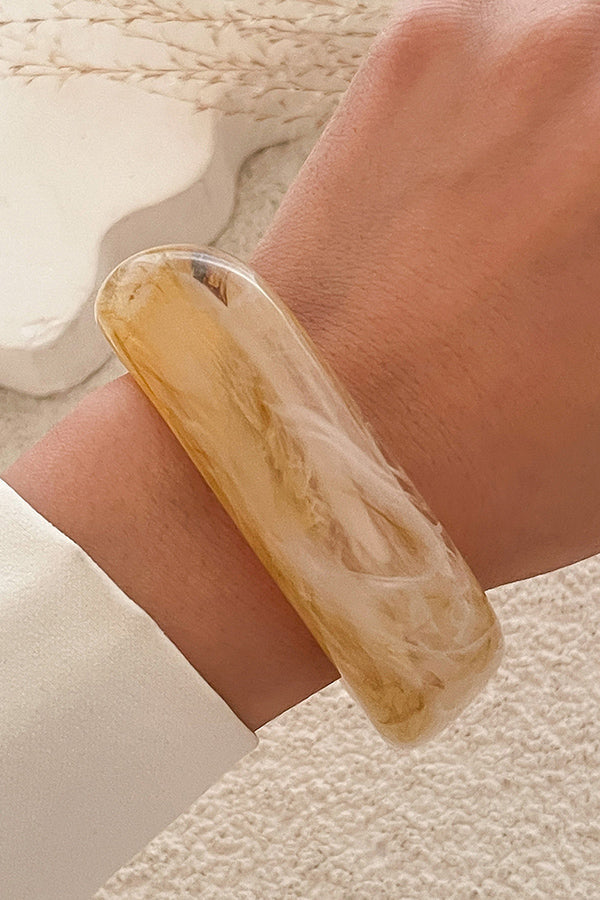 Simple Irregular Geometric Shape Acrylic Bracelet-consonak