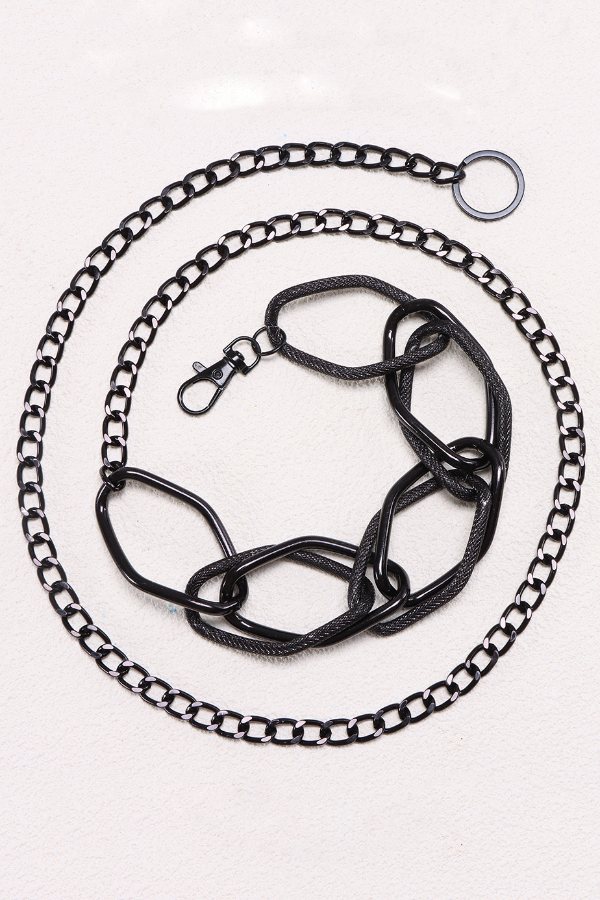 Fashionable Chunky Metal Chain Waist Chain-consonak