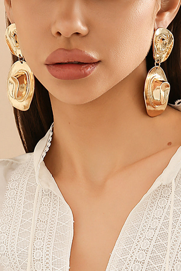 Western Cowboy Hat and Boots Pendant Earrings-consonak