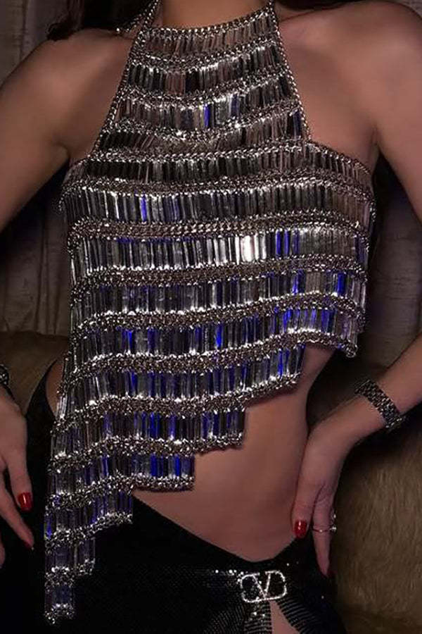 Dazzling Diamond Chain Alloy Body Chain-consonak