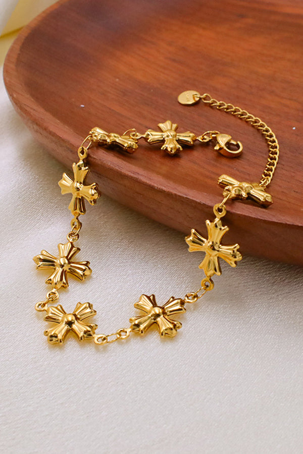 Roman Byzantine Style Vintage Cross Necklace and Bracelet-consonak
