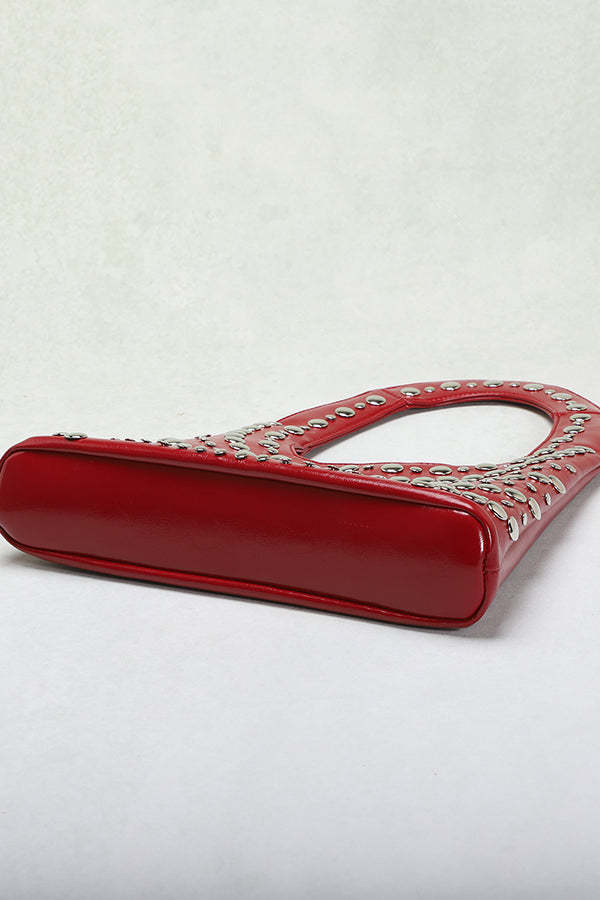 Punk Rivet Fashion Shoulder Bag-consonak