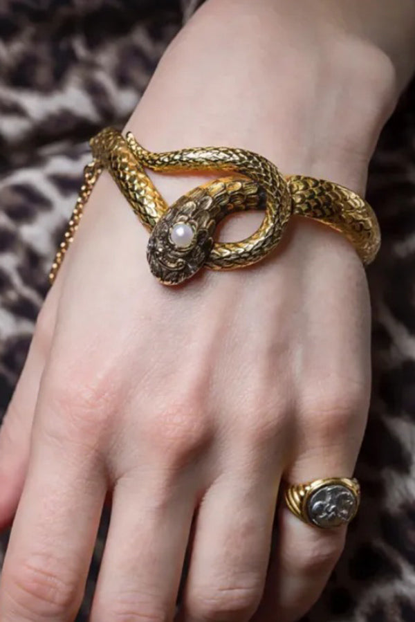 Medieval Vintage Snake Bracelet-consonak