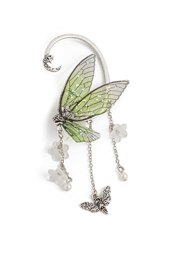 Forest Elf Tassel Butterfly Earrings | Consonak