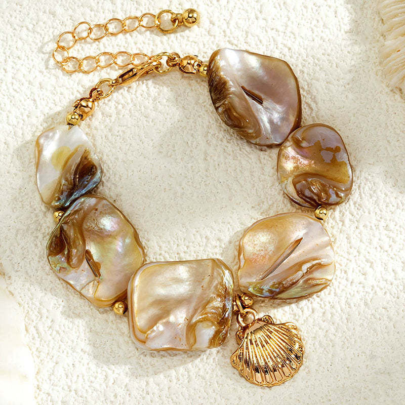 Beach Ocean Style Shaped Pearl Bracelet | Consonak