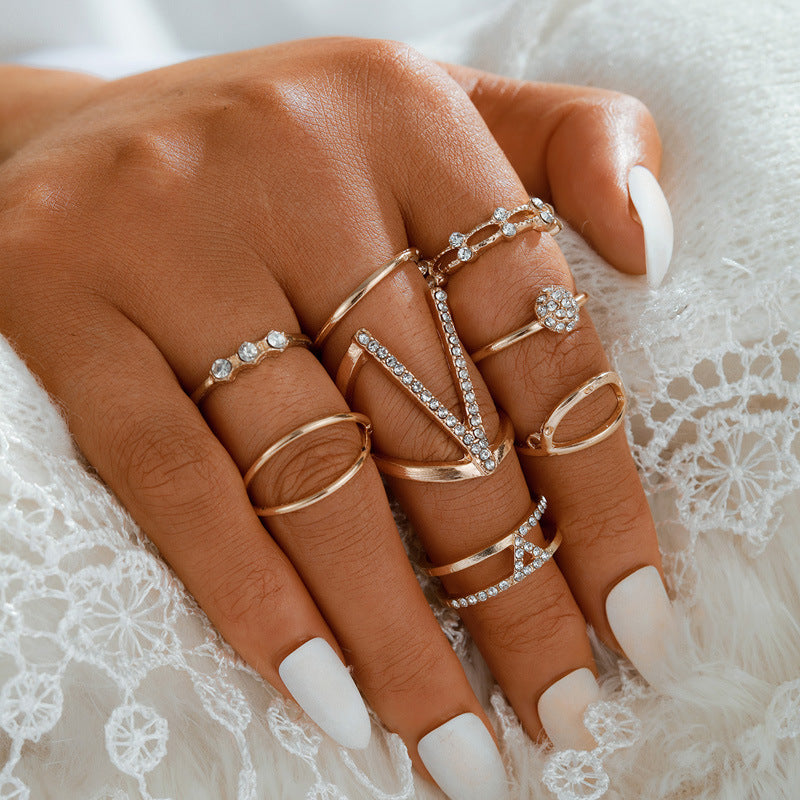 Adjustable Personality Ring with Irregular Geometric Opening | Consonak