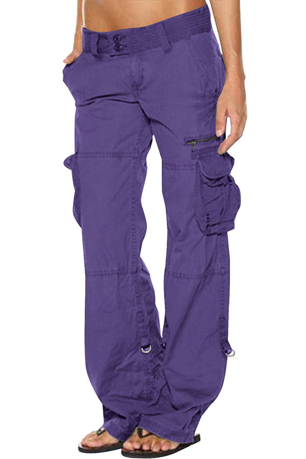 Women's Tactical Active Loose Multi-Pockets Cargo Pants-consonak