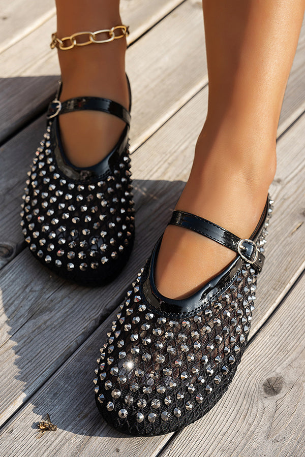 Fashionable Rhinestone Elegant French Buckle Sandals-consonak
