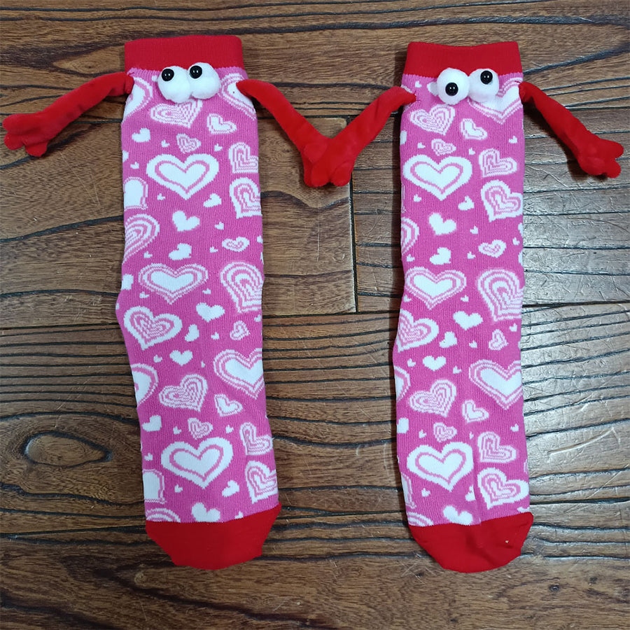 Couple Love Magnetic Hand Socks-consonak