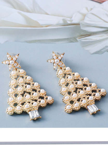 Christmas Tree Fashion Diamond Earrings-consonak