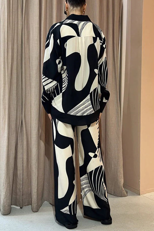 Delightful Chic Elastic Waist Pocketed Wide Leg Drape Pants-consonak