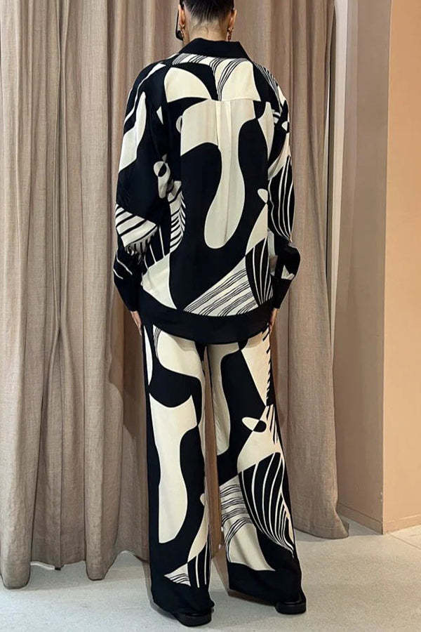 Delightful Chic Elastic Waist Pocketed Wide Leg Drape Pants-consonak