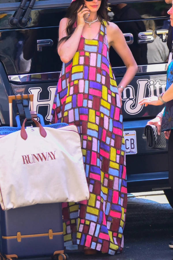 Stylish Color-blocked Plaid Print Sleeveless Round Neck Loose Maxi Dress | Consonak