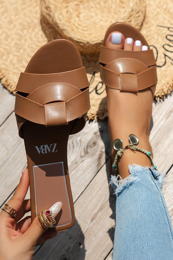 Fashion Cross Flat Versatile Sandals | Consonak