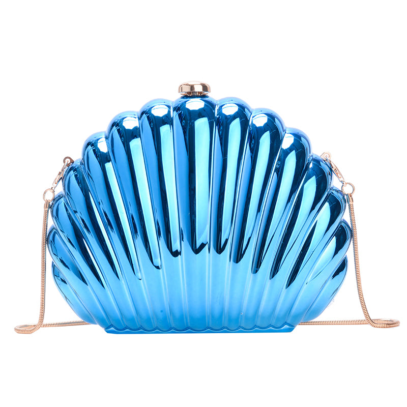 Fashionable and Elegant Chain Lock Shell Bag-consonak