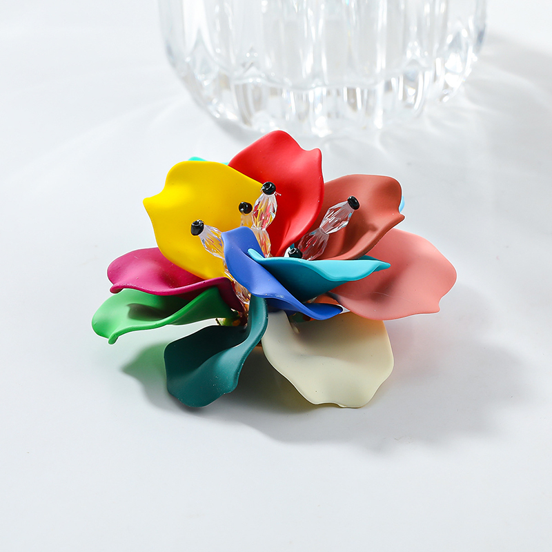 Bohemian Resort Style Handmade Floral Earrings-consonak