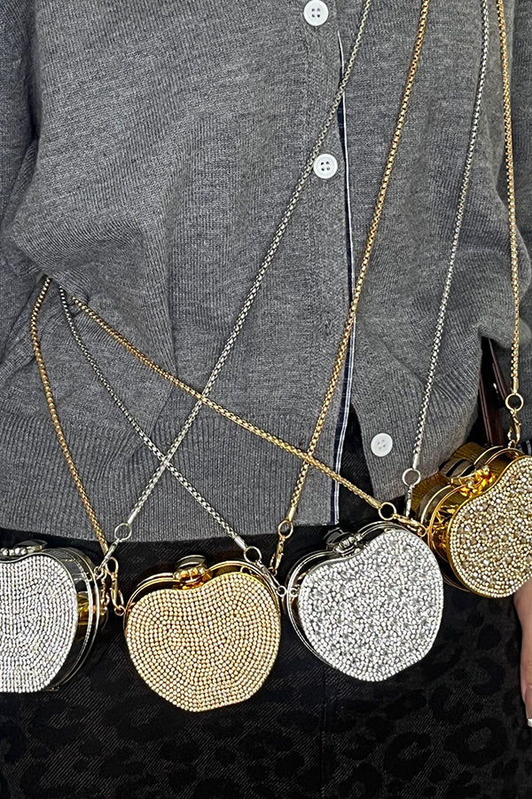 Fashionable and Personalized Diamond Mini Crossbody Bag-consonak