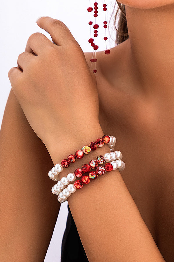 Halloween Gothic Blood Drop Pearl Jewelry-consonak