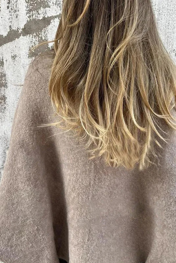 Fashionable Loose Short Cashmere Jacket-consonak